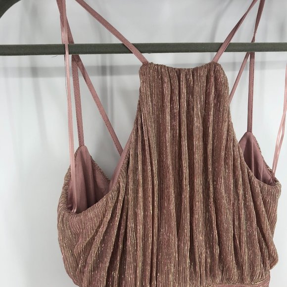 Fashion Nova Classy Night Out Pink Maxi Dress XS - Picture 8 of 8